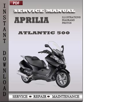 Aprilia Atlantic 500 Factory Service Repair Manual Download