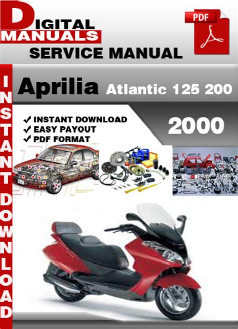 Aprilia Atlantic Sprint 125 200 2000 Repair Service Manual