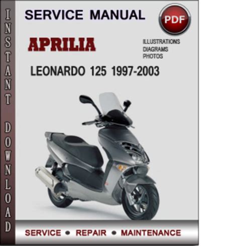 Aprilia Leonardo 125 1997 Factory Service Repair Manual