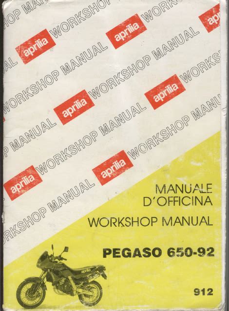 Aprilia Pegaso 650 1992 Workshop Service Manual Pdf