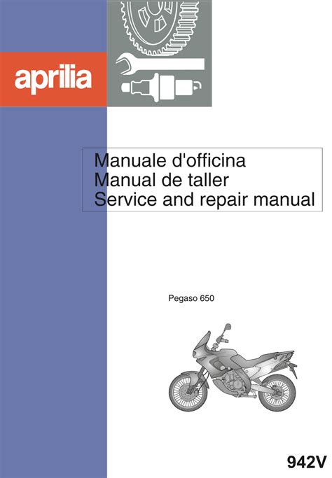 Aprilia Pegaso 650 1997 2000 Chassis Engine Service Manual