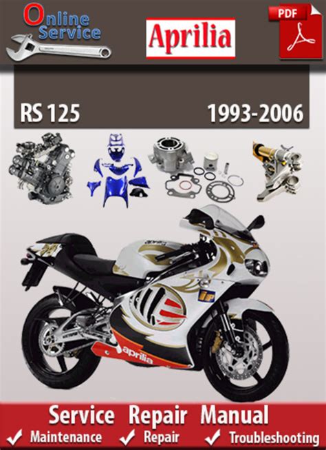 Aprilia Rs 125 2004 Repair Service Manual