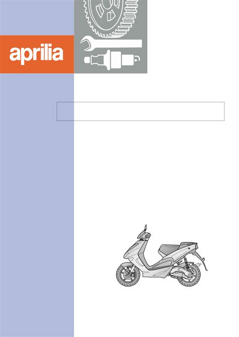 Aprilia Sr 50 Sr50 Scooter Workshop Manual Repair Manual Service Manual Download