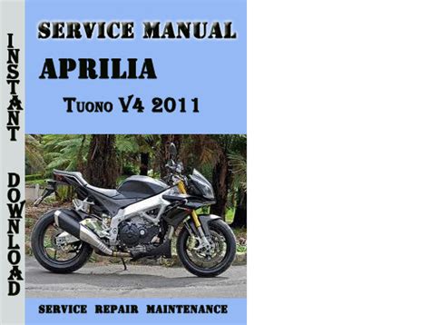 Aprilia Tuono V4 2011 Service Repair Manual