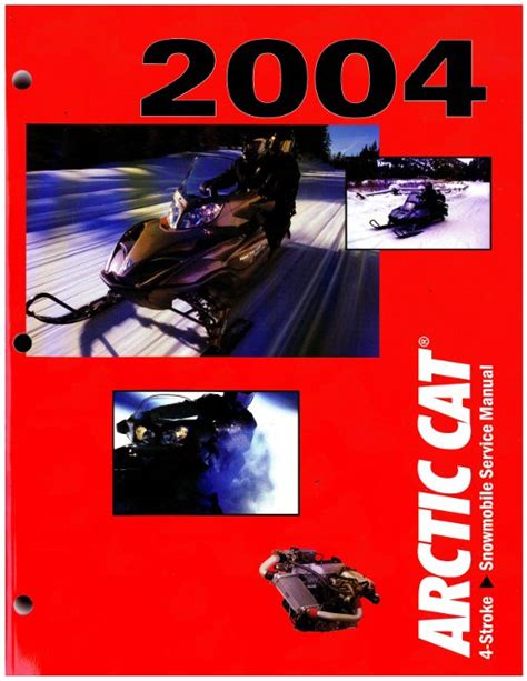 Arctic Cat 2004 Snowmobile Service Manual All Models