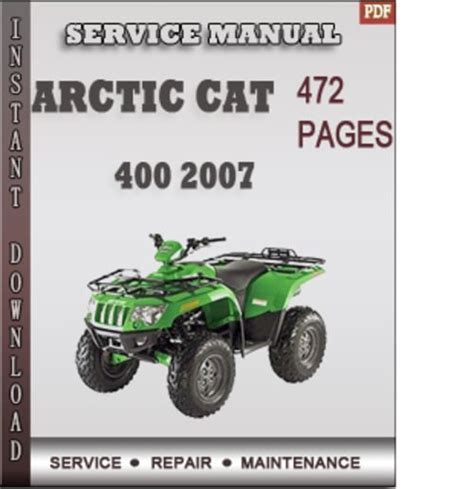 Arctic Cat 2007 400 Automatic Transmission Service Manual