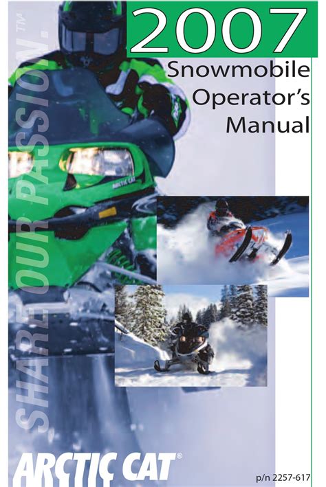 Arctic Cat 2007 Snowmobile Service Manual