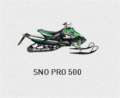 Arctic Cat 2012 Sno Pro 500 Pdf Service Shop Manual Download