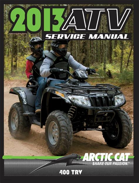 Arctic Cat 400 Trv Atv Service Manual Repair 2011