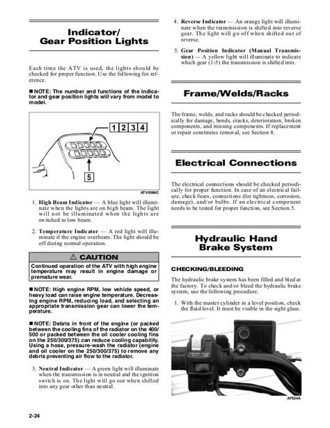 Arctic Cat 4x4 375 Automatic 2002 Service Repair Manual