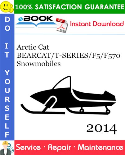 Arctic Cat Bearcat T F Snowmobile Service Manual Repair 2014