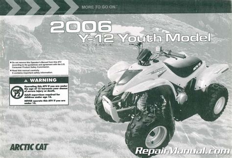 Arctic Cat Dvx 50 Dvx 90 Atv Service Manual Repair 2006 Y 6 Y 12