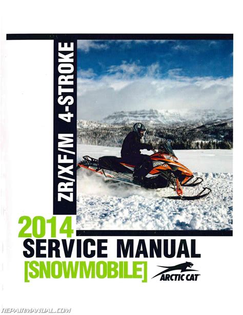 Arctic Cat Snowmobile 2014 Zr 120 Repair Service Manual
