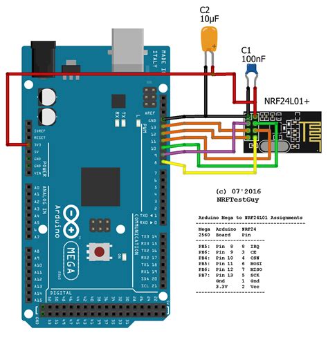 Arduino Mega Wiring Diagram