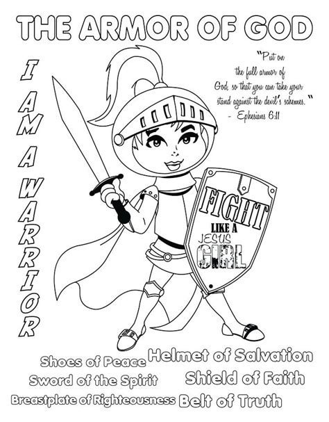 Armor Of God Printables Free