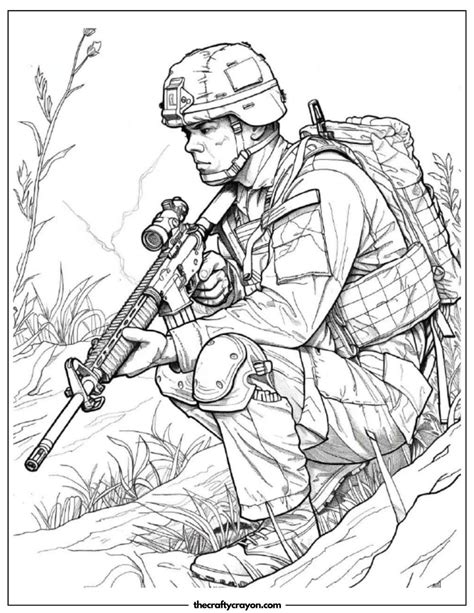 Army Coloring Pages Printable