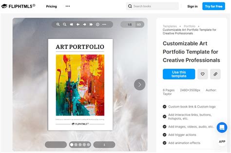 Art Portfolio Template