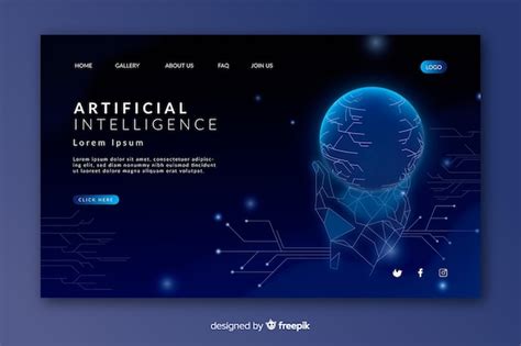 Artificial Intelligence Website Templates