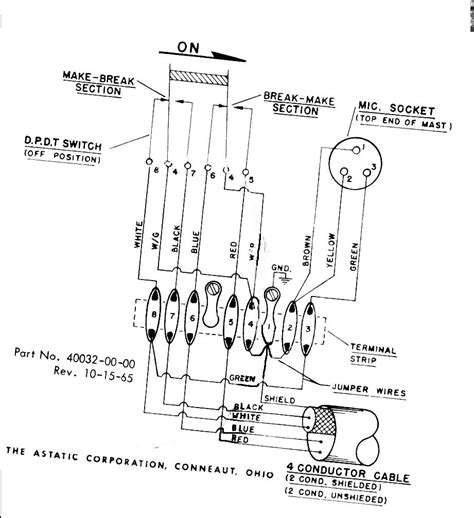 Astatic D 104 Wiring Diagrams