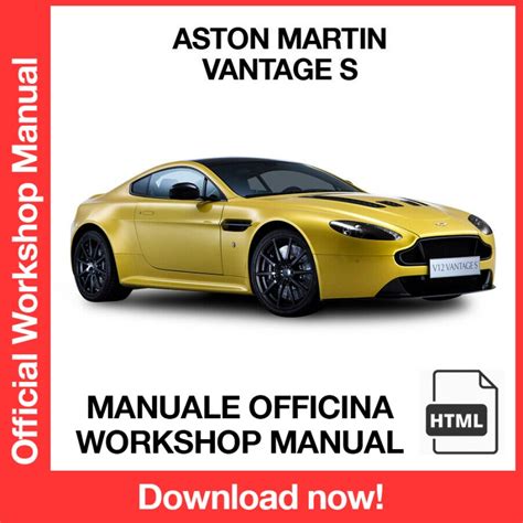 Aston Martin Vantage Workshop Manual