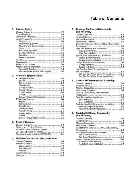 Asv Posi Track Pt 60 Track Loader Service Repair Workshop Manual Download