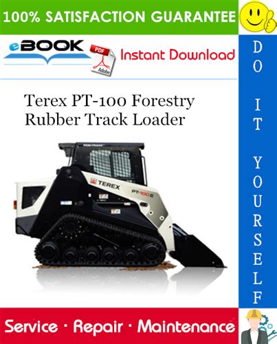 Asv Terex Pt100 Forestry Rubber Track Loader Service Repair Manual Download