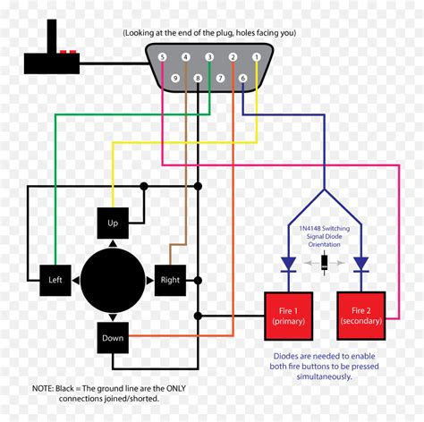 Atari 2600 Joystick Wiring Diagram