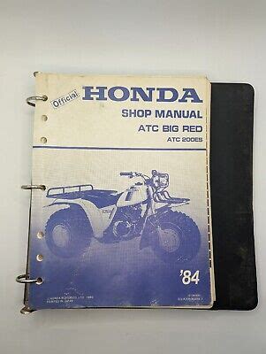 Atc Big Red 200e Honda Repair Service Manual Instant Download