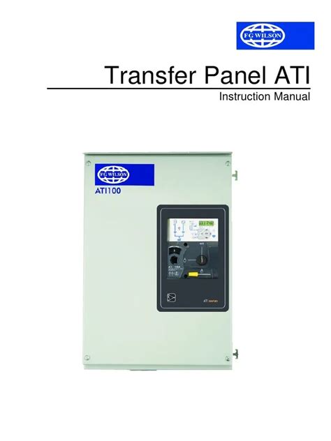 Ati Transfer Switch Wiring Diagram