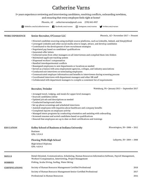 Ats Friendly Resume Template