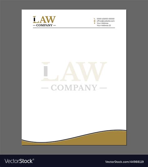 Attorney Letterhead Template