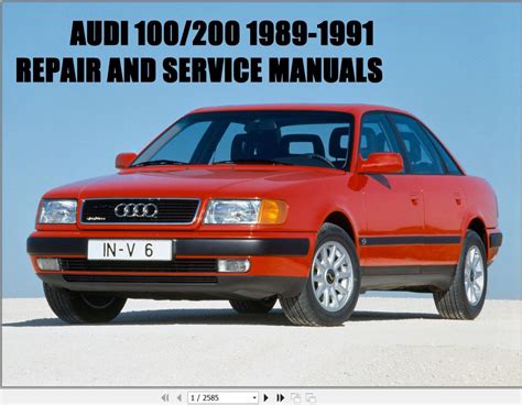 Audi 100 200 1982 1991 Service Repair Manual