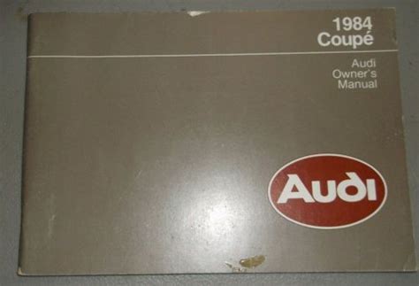 Audi 100 200 1984 Repair Service Manual