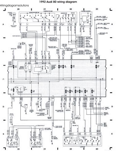 Audi 80 Wiring Diagram Schematic