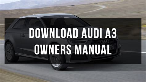 Audi A3 Service Manual Free