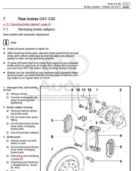 Audi A4 2001 2002 2003 Service Workshop Repair Manual