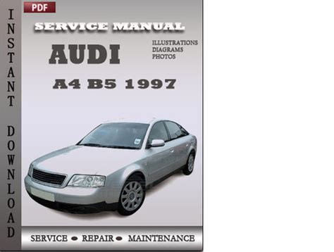 Audi A4 B5 1997 Factory Service Repair Manual Download