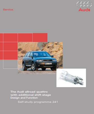 Audi Allroad Quattro 2005 Service And Repair Manual