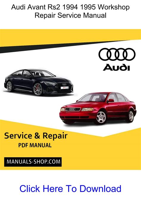 Audi Avant Rs2 Pdf Service Repair Workshop Manual 1994 1995