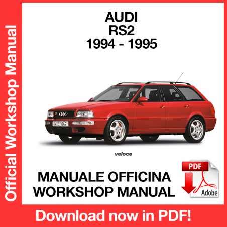 Audi Rs2 Avant 1983 1991 Workshop Repair Service Manual