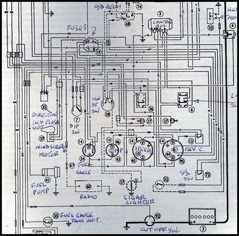 Austin Healey 3000 Wiring Diagram