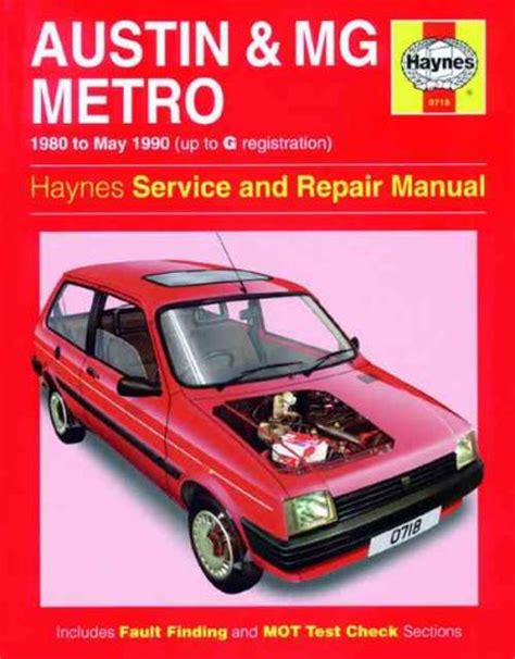 Austin Mg 1980 1990 Metro Workshop Repair Service Manual 10102 Quality