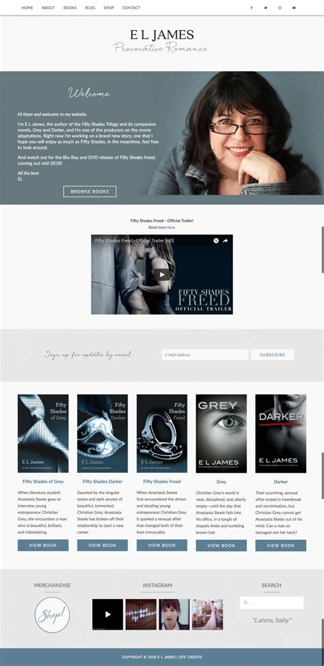 Author Website Templates
