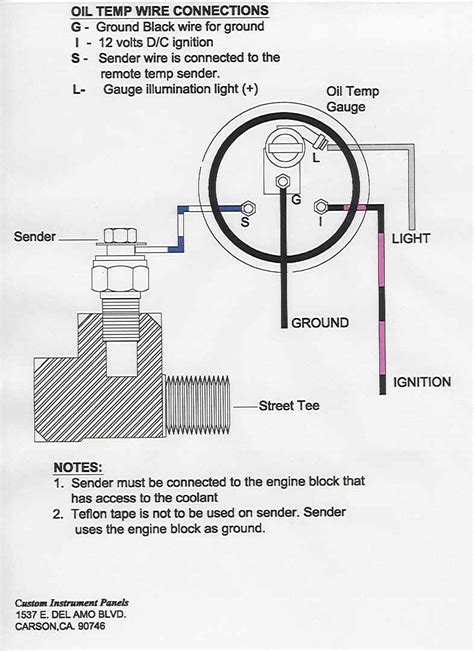 Auto Meter Wiring Diagram Water Temp