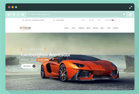 Auto Web Templates
