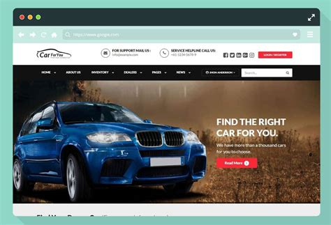 Auto Website Template