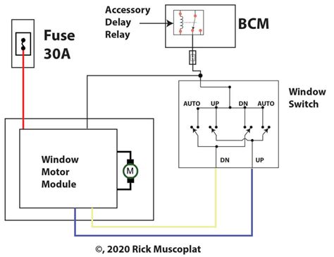 Auto Window Wiring Diagram