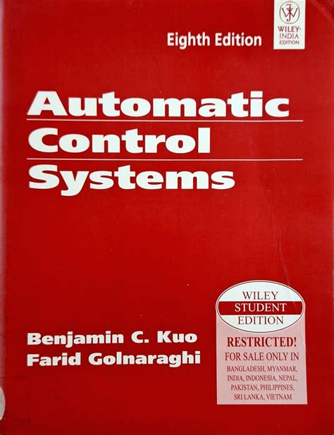 Automatic Control Systems 8th Edition Solutions Manual