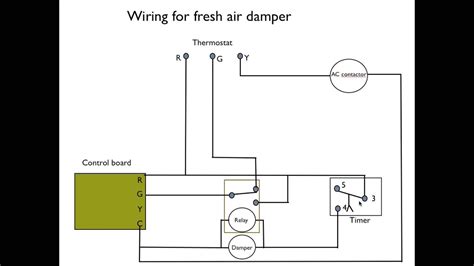 Automatic Damper Wiring Diagram