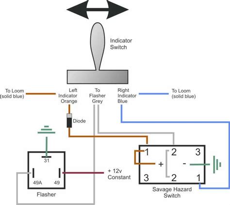 Automotive Hazard Switch Wiring Diagram